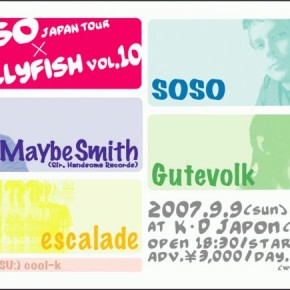 soso JAPAN TOUR×jellyfish vol.10